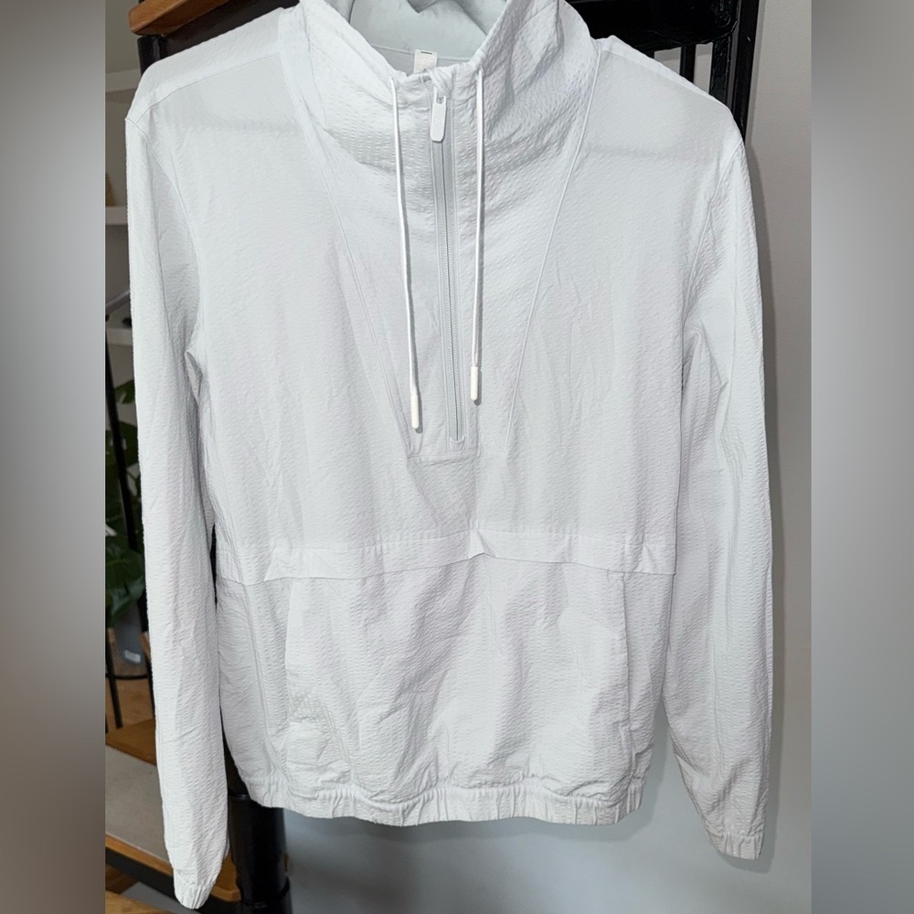 lululemon athletica White Lightweight Pullover Jacket